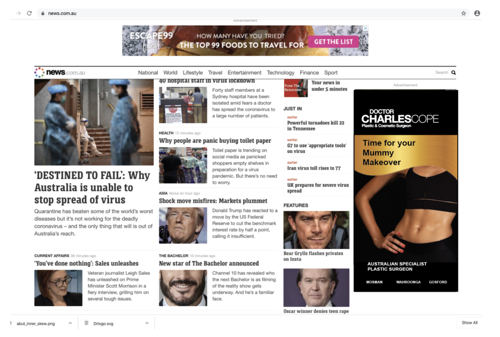 Hyper Hyper Marketing Dr Charles Cope MREC Mock-Up News.com